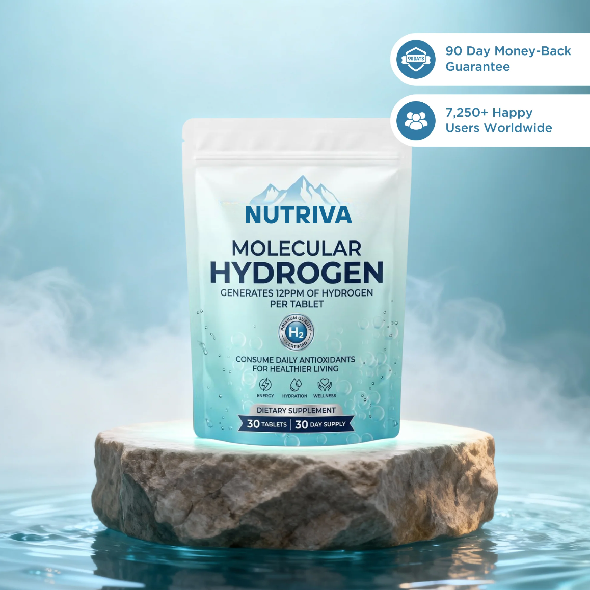 NUTRIVA - Molecular Hydrogen Tablets