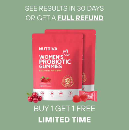 NUTRIVA - Cranberry Probiotic Gummies